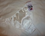 Ivory silk lingerie